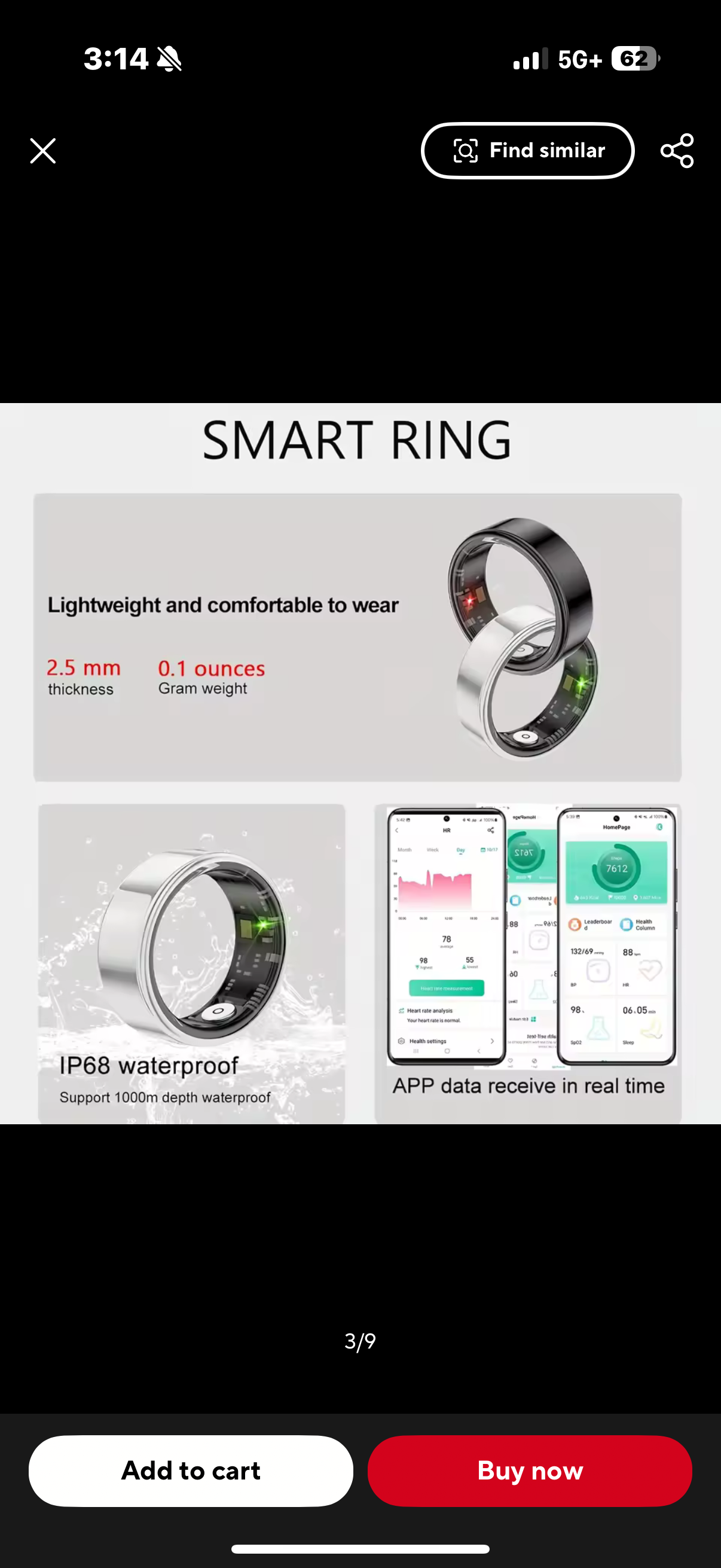 SmartFit Ring™ – Sleep & Activity Tracking Smart Ring