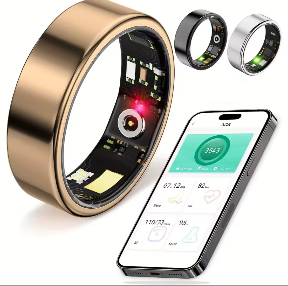 SmartFit Ring™ – Sleep & Activity Tracking Smart Ring